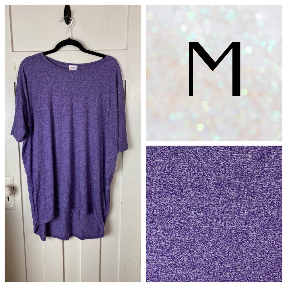 EUC LuLaRoe Irma Tunic - Purple Heather
